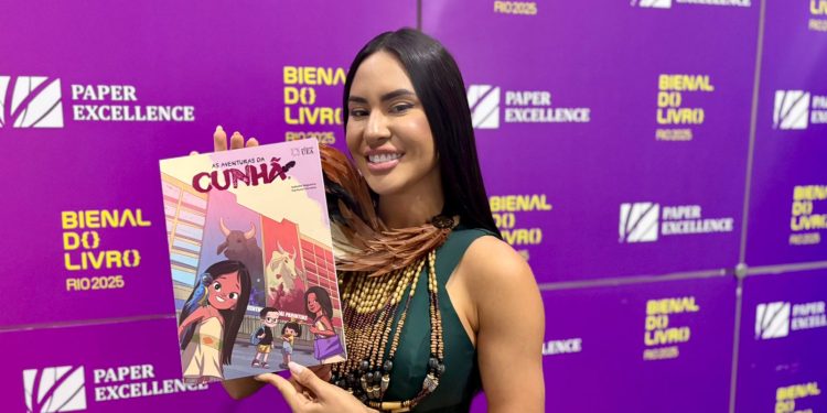 Isabelle Nogueira esgota livro infantil sobre a Amazônia em menos de 1 hora na Bienal do Rio 2025