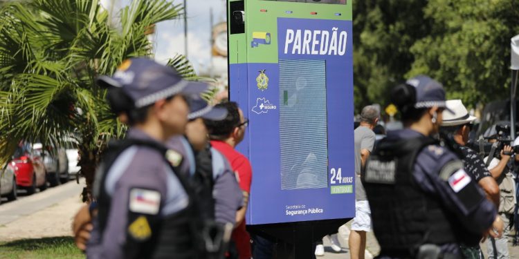 Nova etapa do sistema Paredão é lançada em Manaus e conta com câmeras de reconhecimento facial