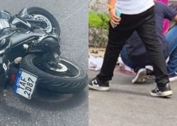 Homem morre e mulher fica ferida após acidente na avenida André Araújo