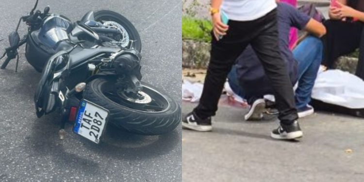 Homem morre e mulher fica ferida após acidente na avenida André Araújo