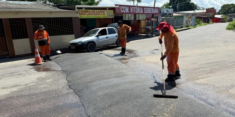 Colônia Antônio Aleixo é recebe serviços de infraestrutura e limpeza