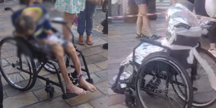 Homem é detido após andar com cadáver de idoso no Centro de Manaus
