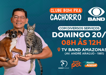 Clube bom pra cachorro com serviços gratuitos neste domingo