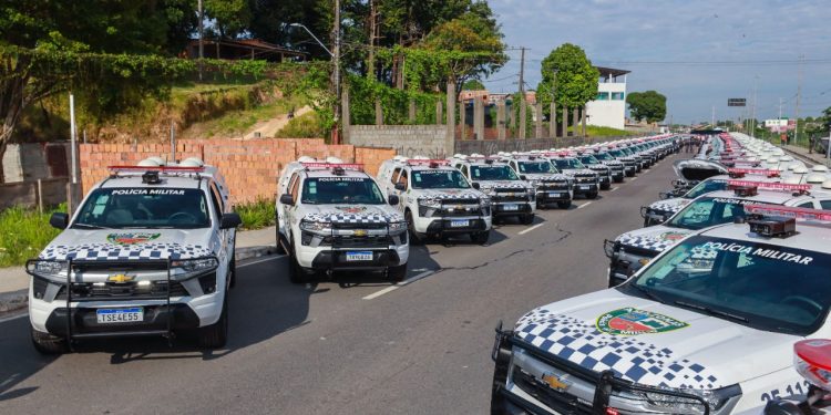 Segurança: 360 novas viaturas são entregues para reforçar policiamento em Manaus