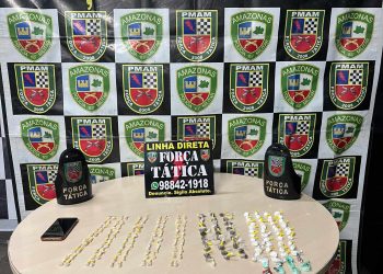 Polícia Militar do Amazonas prende homem por tráfico de drogas no Centro de Manaus