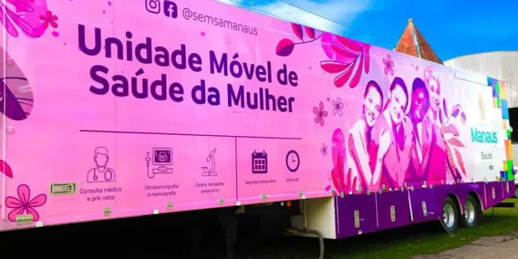 Unidade Móvel de Saúde da Mulher da Zona Leste em novo endereço a partir desta segunda-feira em Manaus