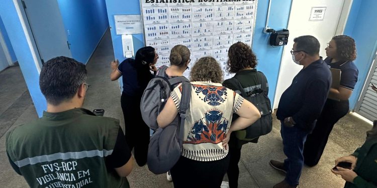 FVS-RCP realiza visitas técnicas para fortalecer vigilância de vírus respiratórios no estado