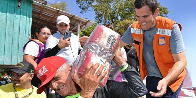 Prefeito em exercício Renato Junior abre nova fase da operação ‘Cheia 2025’ com assistência a mais de 2 mil famílias