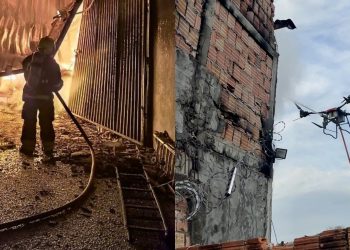 Corpo de Bombeiros atende primeira ocorrência com drone desenvolvido para combater incêndios