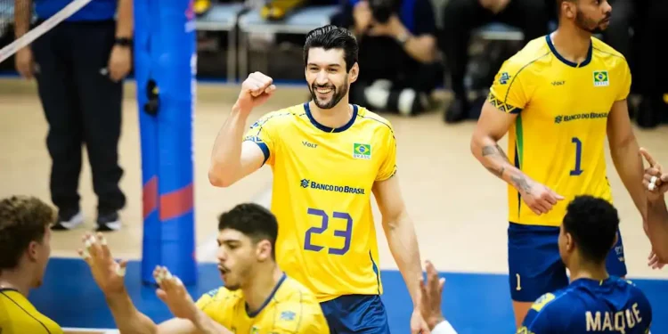 Brasil derrota Argentina e segue líder na Liga das Nações Masculina