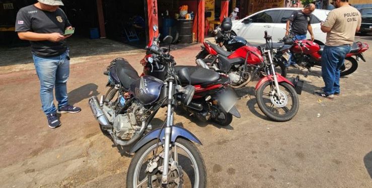 PC-AM recupera 33 motos roubadas no interior do Amazonas
