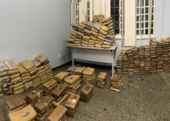 Fiscalização de trânsito apreende 580 tabletes de maconha no Colônia Terra Nova