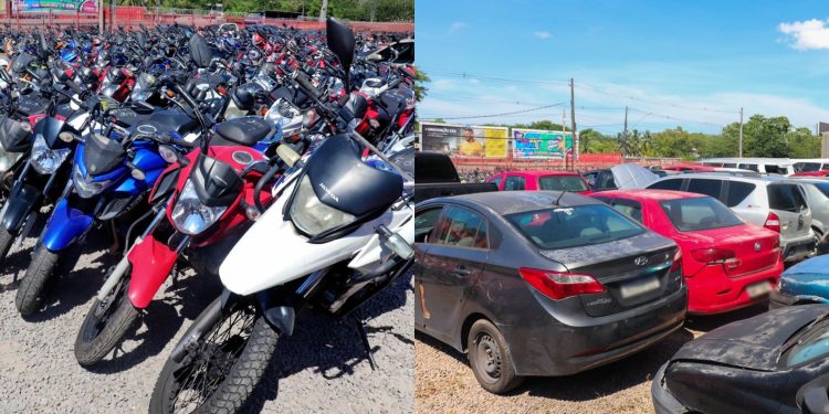 Leilão do Detran-AM: Visitação de veículos inicia nesta quarta-feira