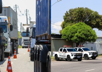 Operação 'Carga Pesada': oito caminhões são removidos com irregularidades em Manaus
