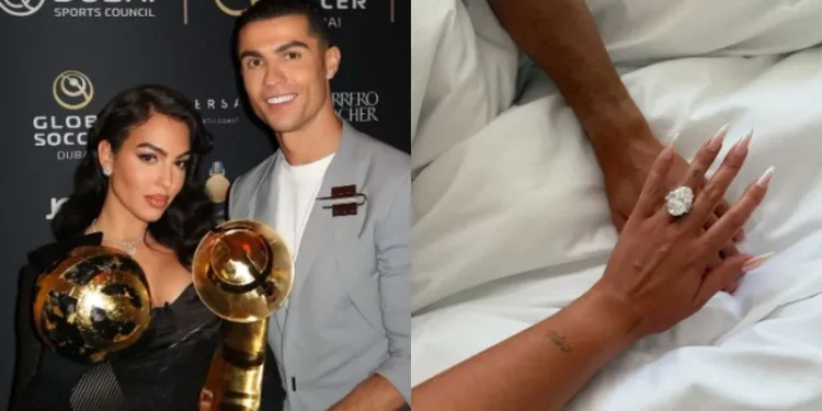Georgina Rodríguez é pedida em casamento por Cristiano Ronaldo após 9 anos de relacionamento