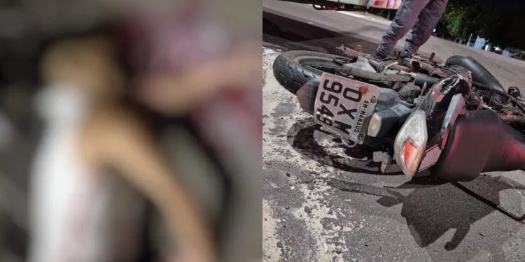 Motociclista morre após colidir com micro-ônibus na Ponta Negra