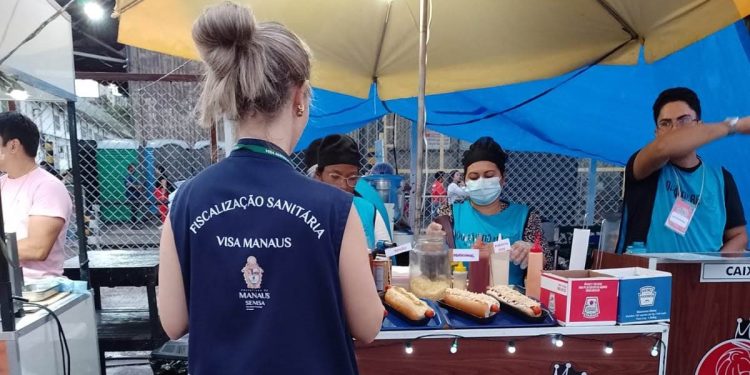 Visa Manaus irá fiscalizar pontos de venda de alimentos durante o ‘#SouManaus Passo a Paço 2025’