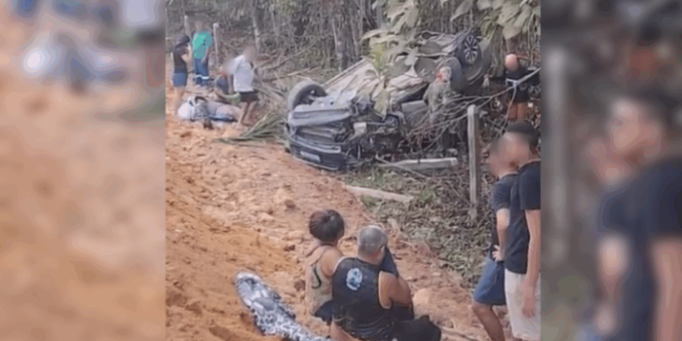 Vídeo: Motorista passa mal e acidente deixa feridos na AM-010
