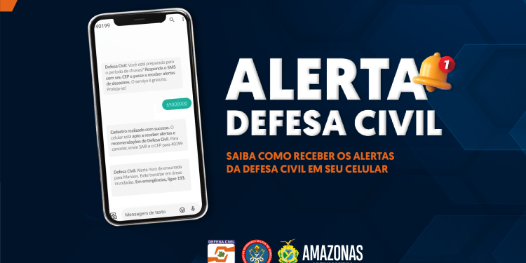 Defesa Civil Alerta: Manaus recebe primeiro teste do sistema e caso repercute nas redes sociais