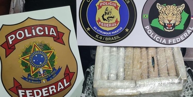 PF prende homem com 15kg de supermaconha no aeroporto de Manaus
