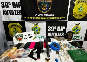 Operação Céu Limpo: PC-AM e PMAM prendem dois homens em flagrante e cumprem sete mandados de busca e apreensão em Autazes