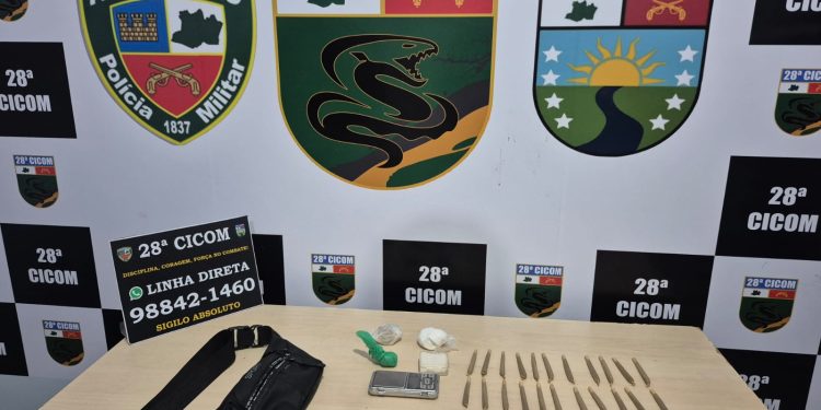 Polícia Militar do Amazonas prende quatro homens e apreende drogas na capital e no interior