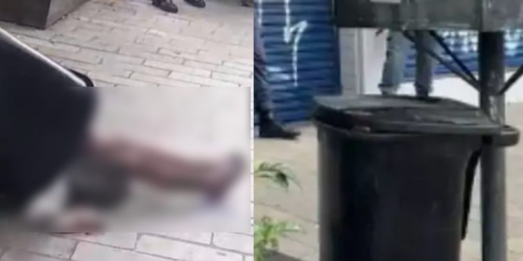 Corpo de homem é encontrado esquartejado em lixeira no Centro de Manaus