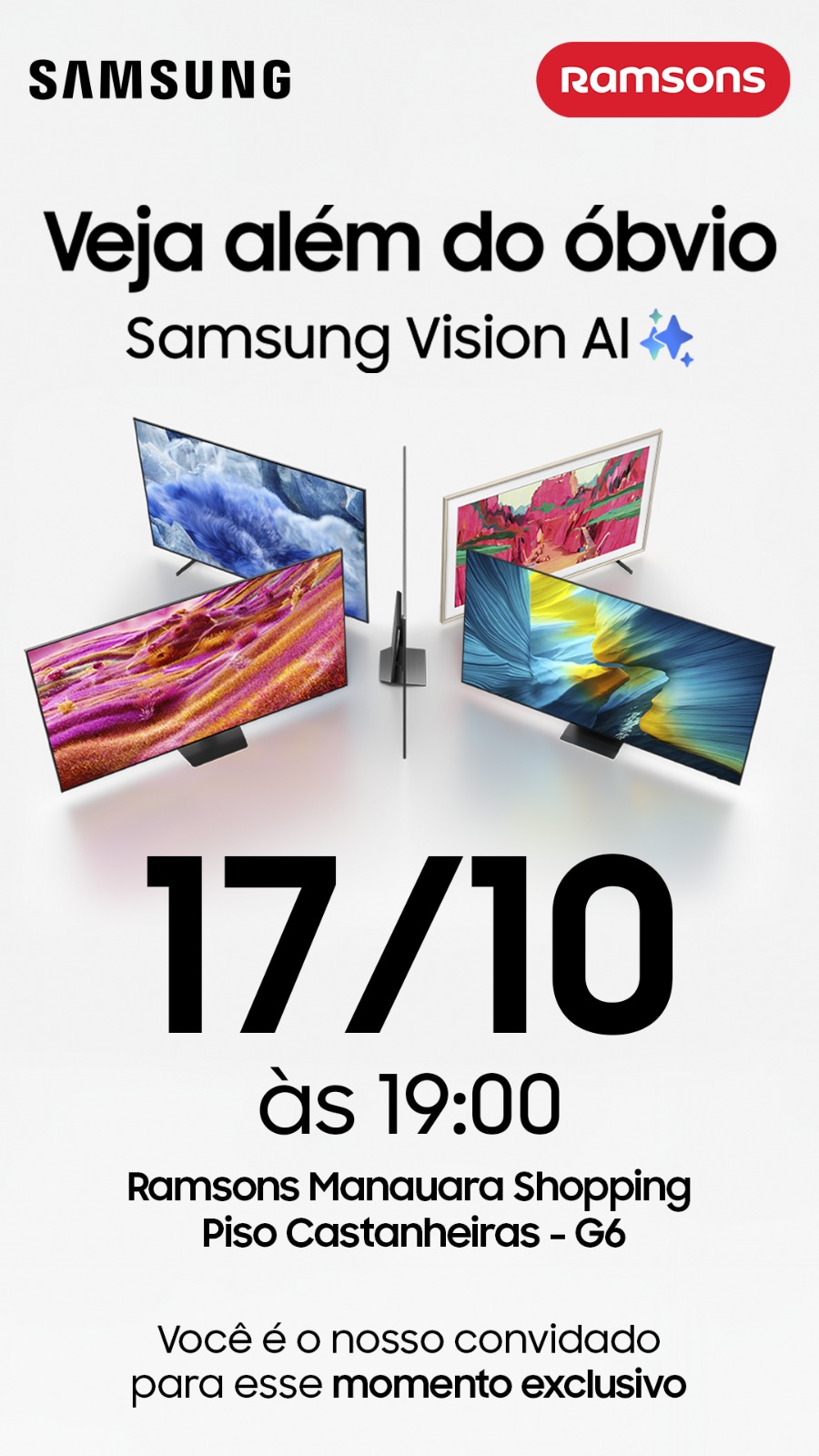 Vision AI: Ramsons apresenta lançamento exclusivo de nova linha Samsung