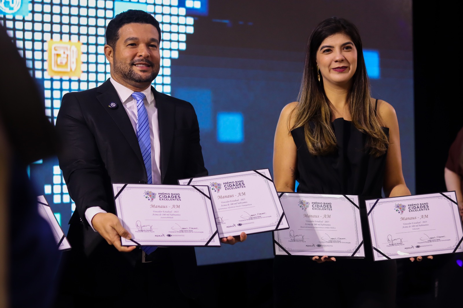 Prêmio Band Cidades Excelentes 2025 reconhece boas práticas de gestão pública no Amazonas