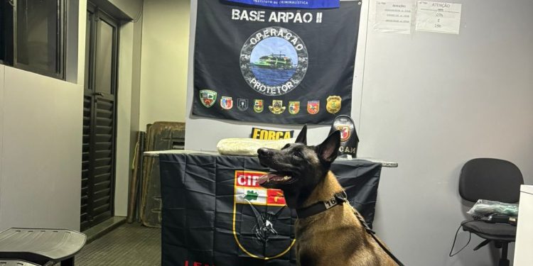 Mulher presa com cocaína dentro de embarcação no Rio Solimões