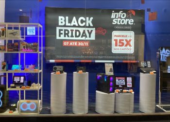 Eletrônicos estão em destaque na pesquisa de intenção de compras na Black Friday e os produtos já estão com desconto na Info Store