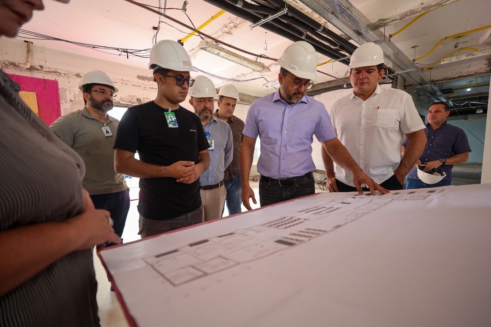 Obras de Policlínica e de Hospital Dia do Complexo Hospitalar Sul passam por vistoria