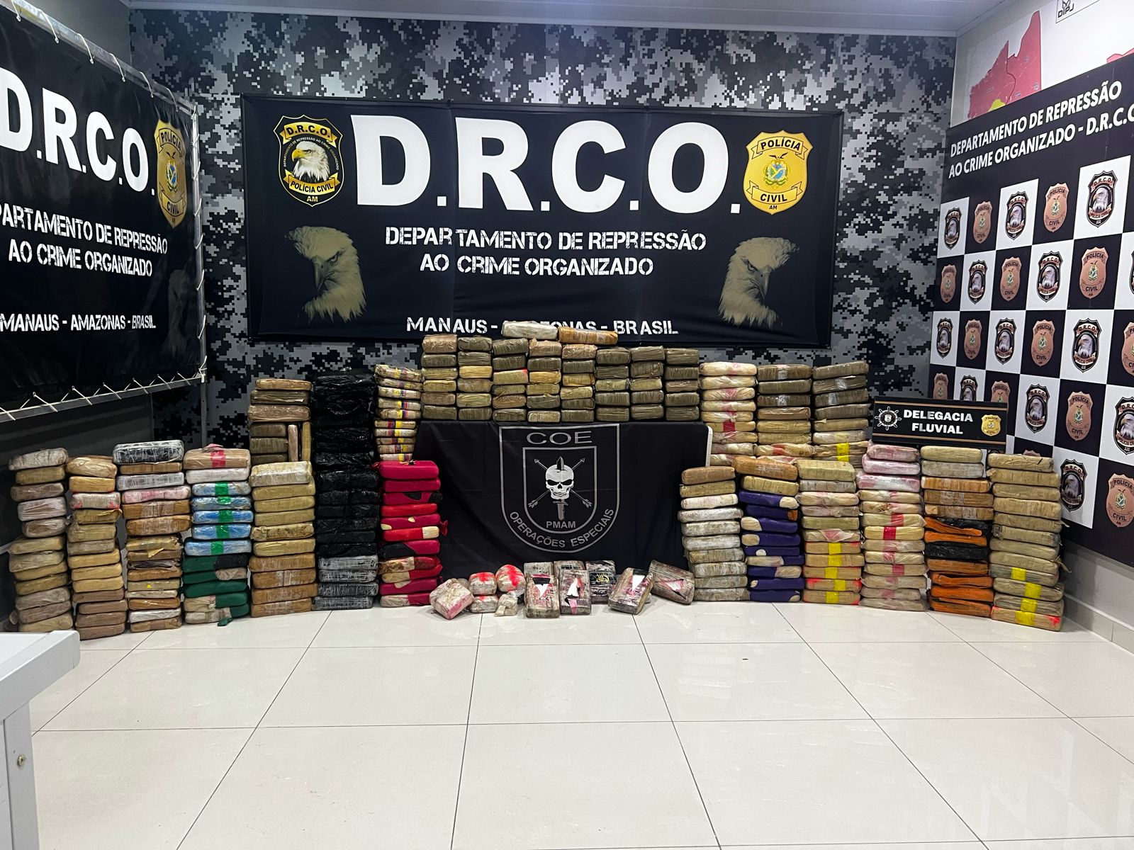 Líder na região norte, Amazonas é o 6° estado que mais apreende drogas no país