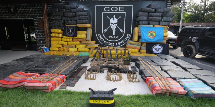 Bases fluviais impulsionam apreensão de entorpecentes no Amazonas, aponta Fórum Brasileiro de Segurança Pública
