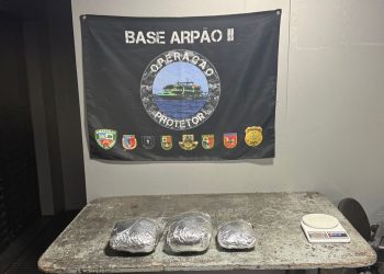 Base Arpão 2: PMAM apreende pasta-base de cocaína avaliada em R$ 290 mil