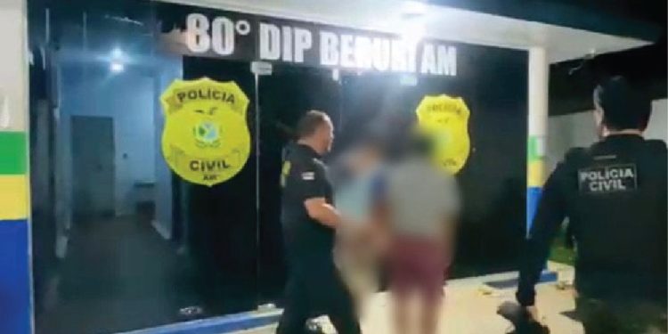 Dupla é presa no interior do AM por estupro de vulnerável agravado em forma coletiva contra criança indígena