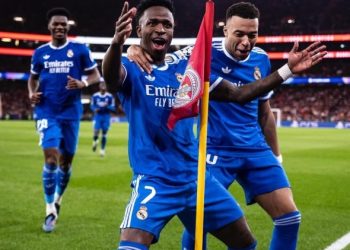 Real Madrid envia à Uefa provas de ataque racista contra Vini Jr.