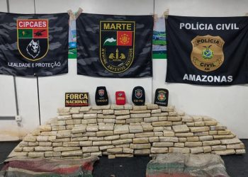 Base Arpão 3: PMAM apreende mais de 220 kg de skunk nas proximidades de Barcelos