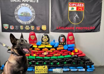 Bases fluviais apreendem 218 quilos de drogas em embarcações no Rio Solimões, durante final de semana