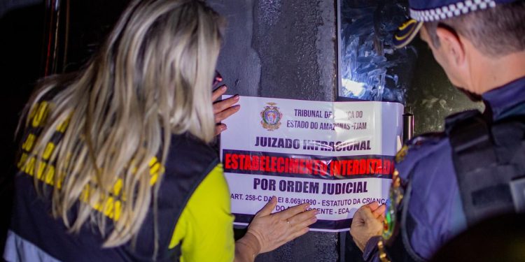 Operação Impacto: Adega é interditada e bares são encerrados por venda de bebida alcoólica para adolescentes em Manaus