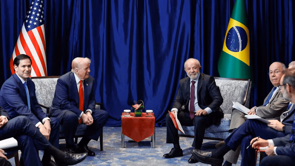 Lula e Trump terão reunião para debater facções, Pix e terras raras