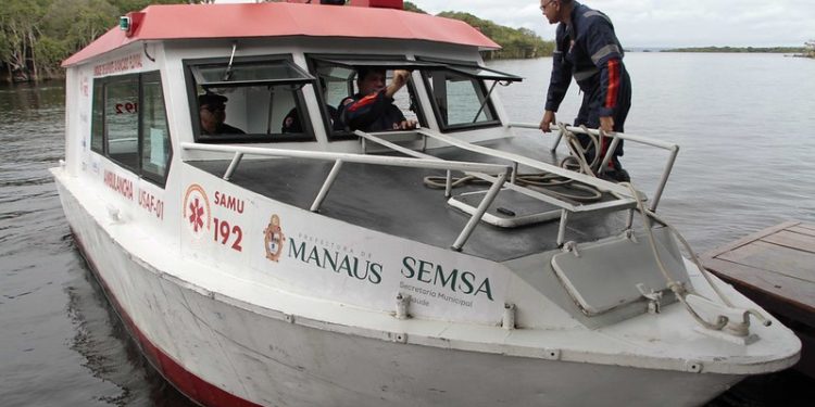 Ambulancha do Samu é furtada por criminosos no porto do São Raimundo