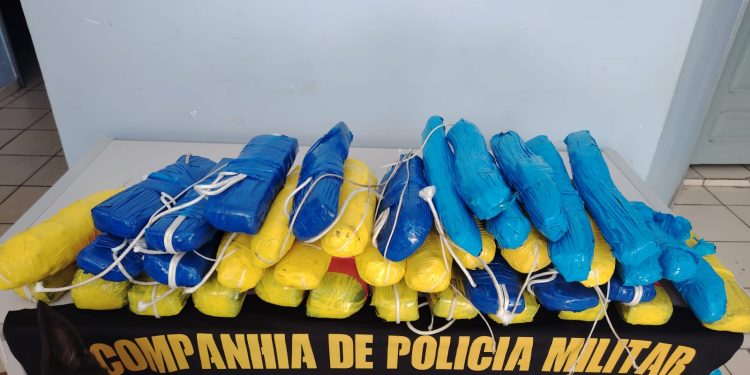 Operação Segurança Presente: Com o apoio de cão policial, Forças de Segurança apreendem mais de 21 kg de pasta-base de cocaína