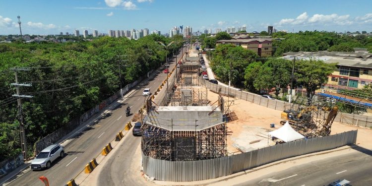 Obras do complexo viário ‘Passarão’ avançam na zona Oeste de Manaus