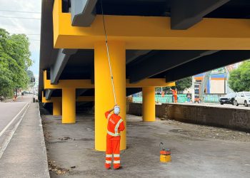 Programa de modernização dos complexos viários começa em Manaus com obras no viaduto Miguel Arraes