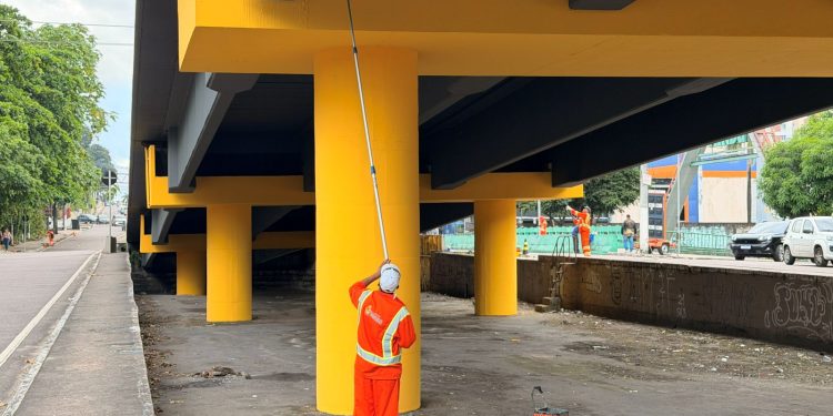 Programa de modernização dos complexos viários começa em Manaus com obras no viaduto Miguel Arraes