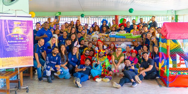 Yamaha Day mobiliza mais de 1,5 tonelada em doações e leva ações de cuidado a abrigo de Manaus
