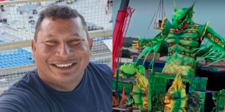 Trabalhador morre ao cair de alegoria da Flor Matizada em Manacapuru