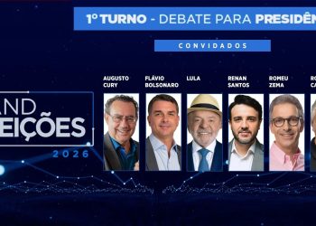 Band fará debate de presidenciáveis neste domingo (23)