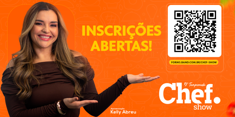Chef Show 2026: inscrições abertas para disputa gastronômica da Band